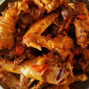 Ugali and Kienyeji chicken
